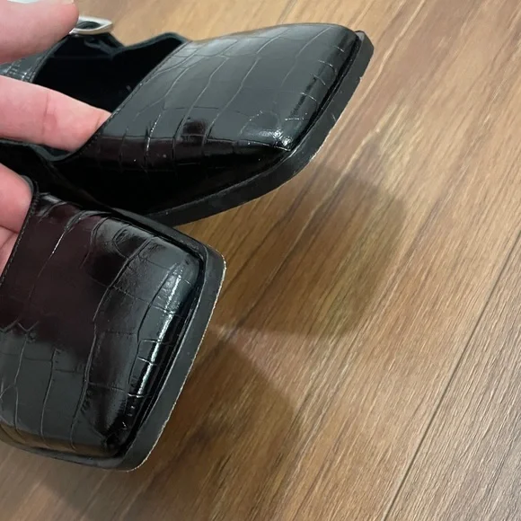 Aeyde Sunny Croc Leather Mary Jane Ballet Flats - Sz 36 - Picture 7 of 11